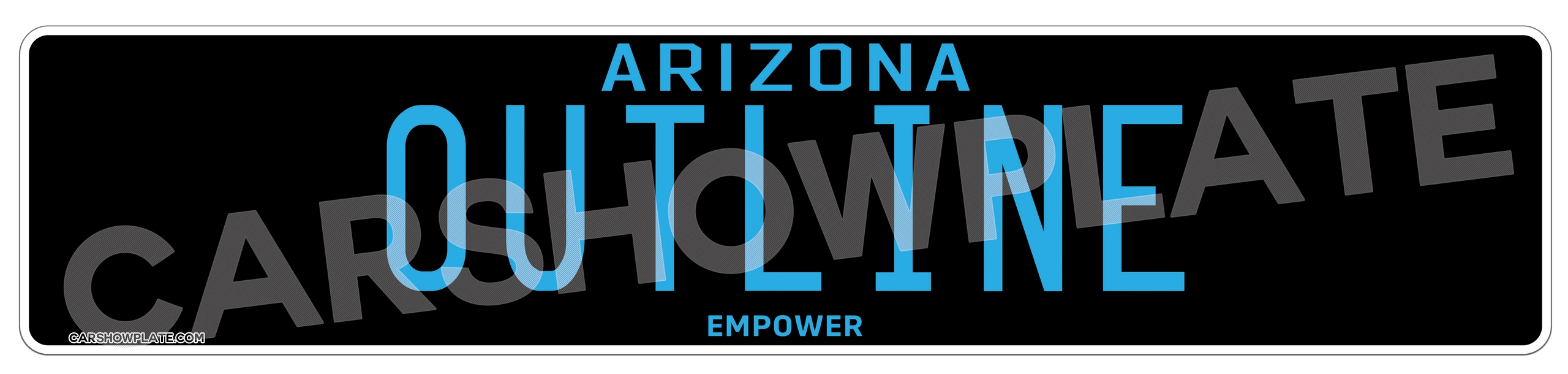 Arizona Euro License Plate - Image 3