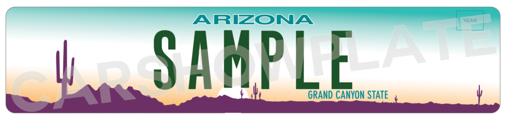 Arizona Euro License Plate