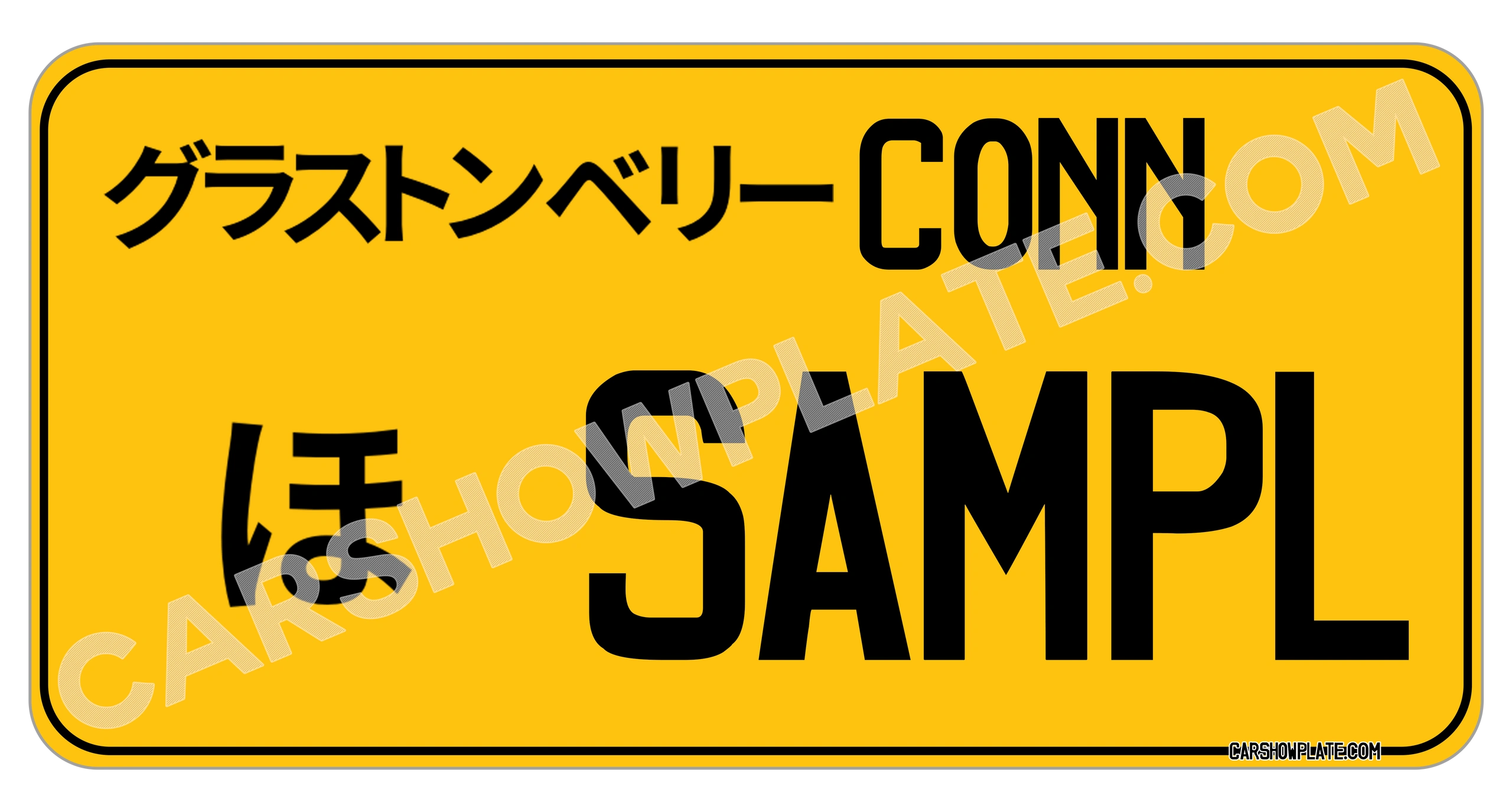 US/Japan Show Plate - US Size - Image 3