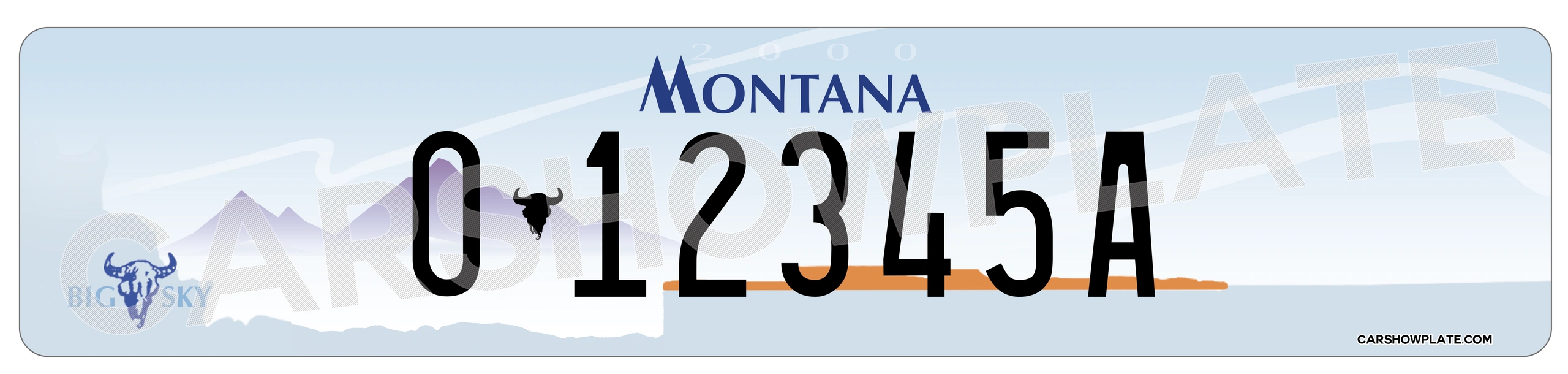 Montana Euro License Plate - Image 4