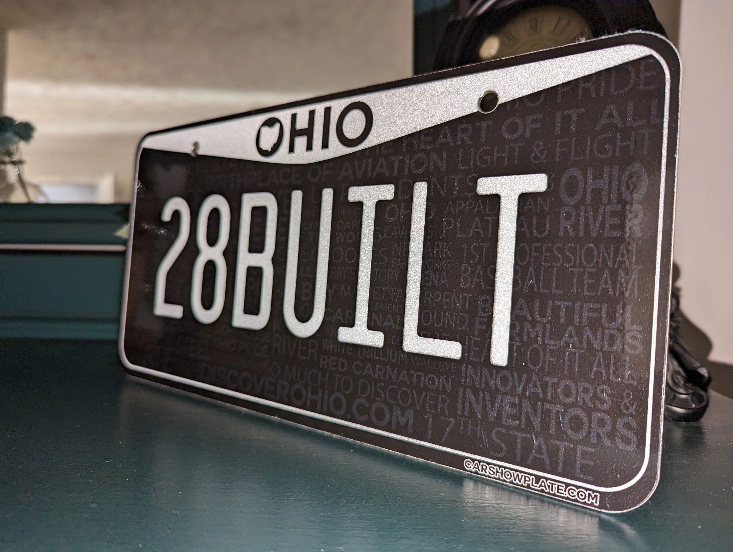 Ohio Black & White US Plate - Image 5