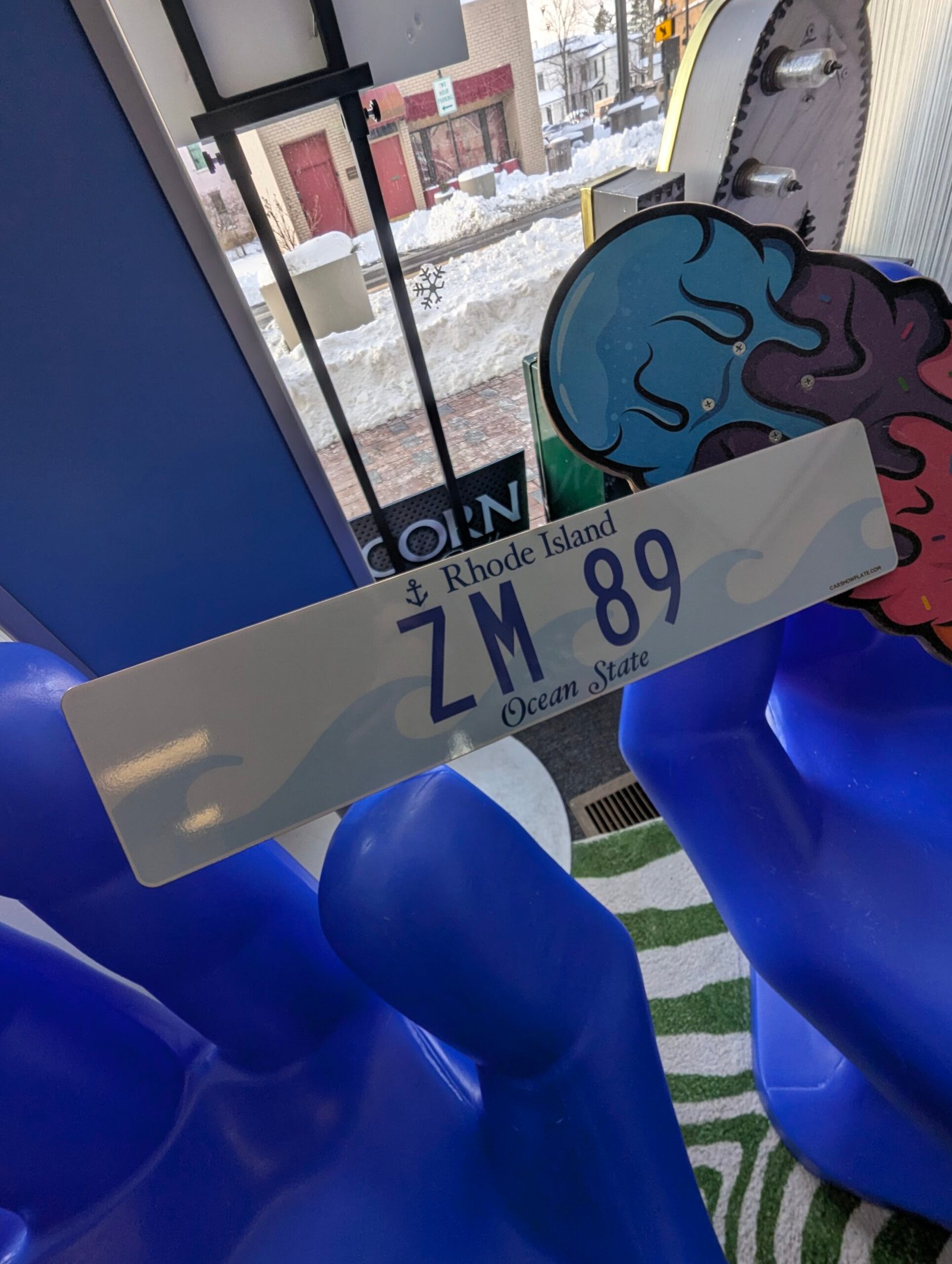 Rhode Island Euro License Plate - Image 4