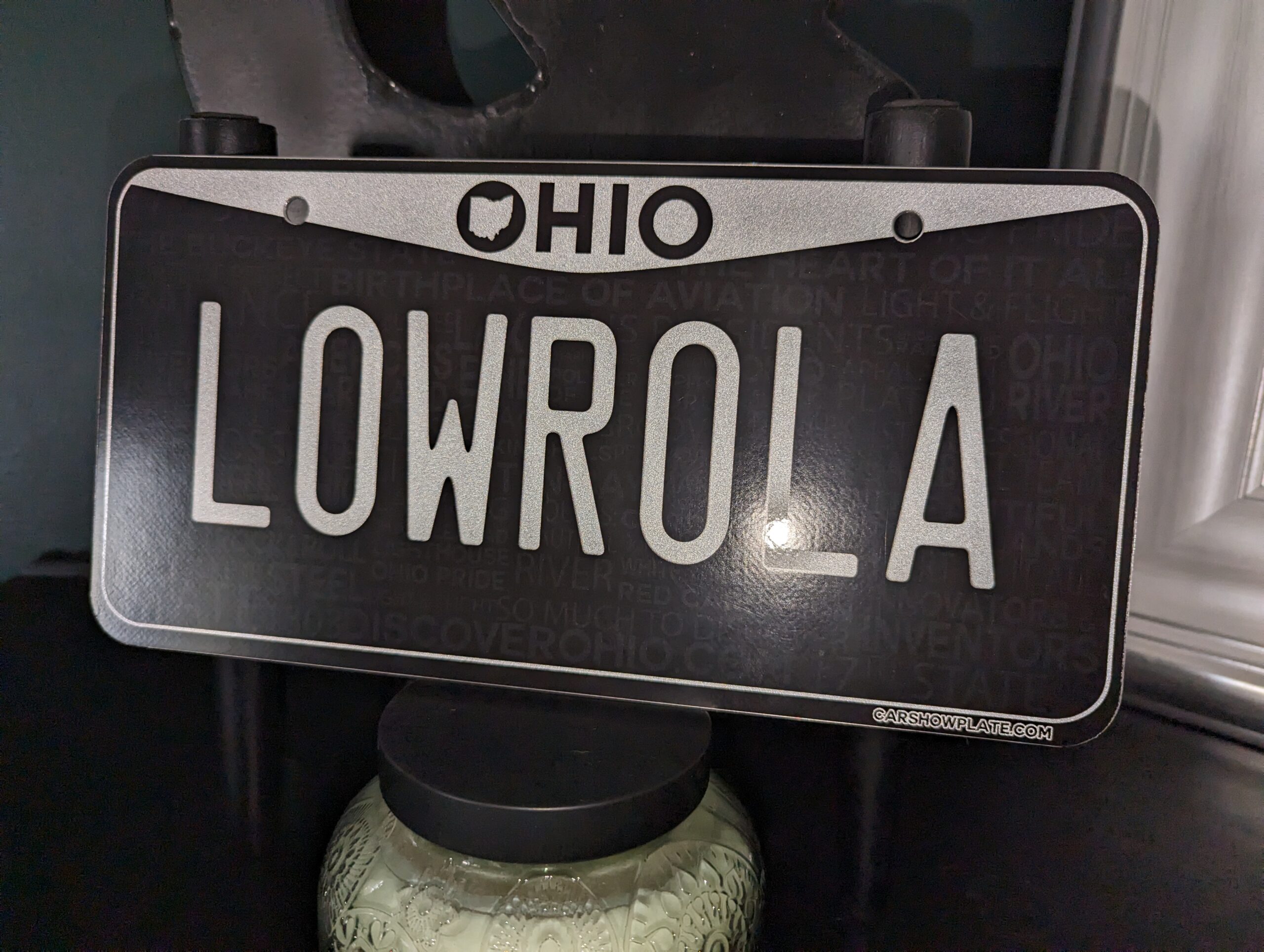 Ohio Black & White US Plate - Image 15
