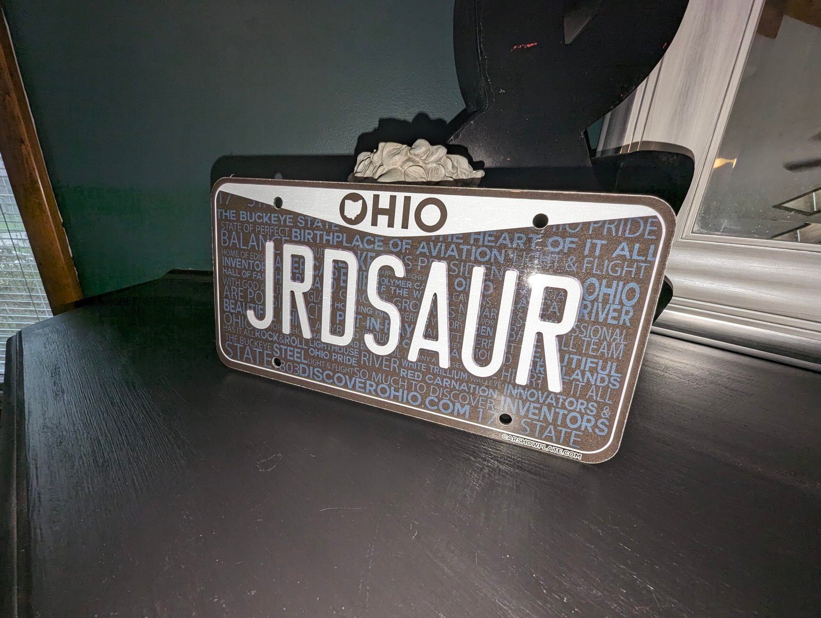 Ohio Black & White US Plate - Image 13