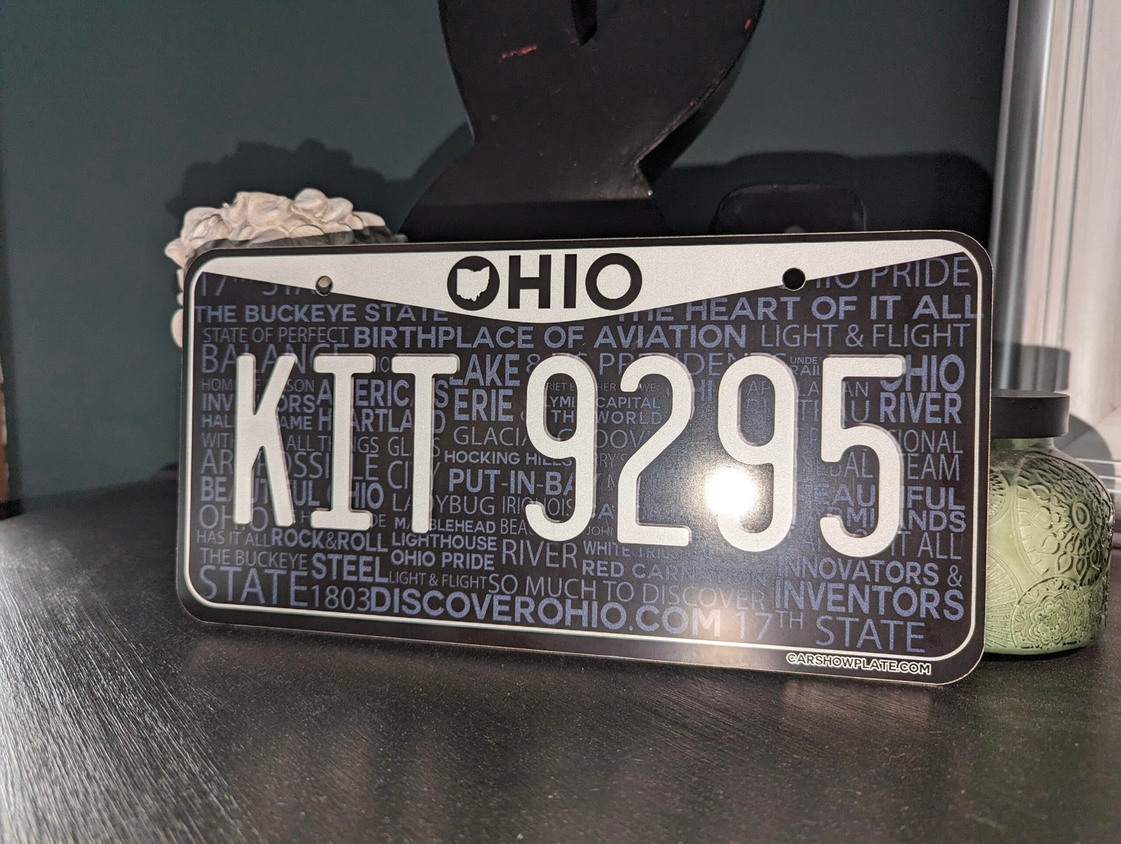 Ohio Black & White US Plate - Image 11